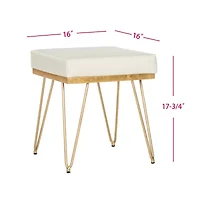 Jennie Accents Upholstered Bench