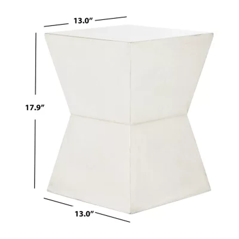 Lotem Curved Square Top Accent Table