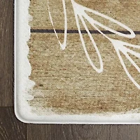 Nicole Miller Gather Words 20" X 39" Indoor Rectangular Kitchen Mat