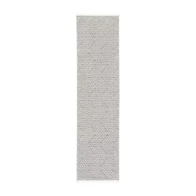 Town And Country Tretta Geometric 12" X 84" Indoor Rectangular Runner