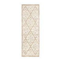 Town And Country Walker Medallion Washable 24" X 72" Indoor Rectangular Runner