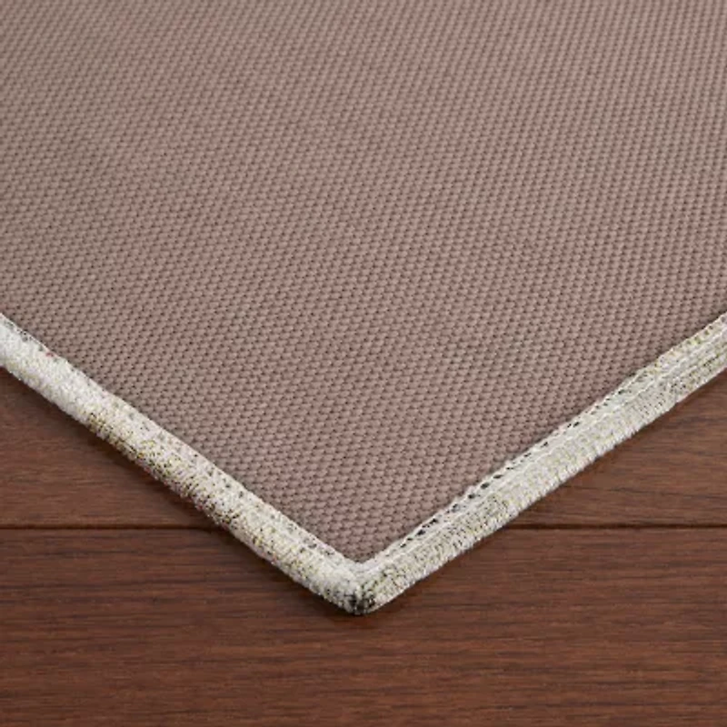 Martha Stewart Owens Air 20" X 36" Plaid Indoor Rectangular Kitchen Mat