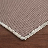 Martha Stewart Owens Air 20" X 36" Plaid Indoor Rectangular Kitchen Mat