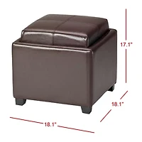 Harrison Tray Storage Ottoman
