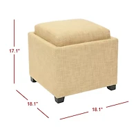 Harrison Tray Storage Ottoman
