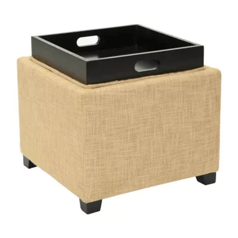 Harrison Tray Storage Ottoman