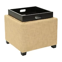 Harrison Tray Storage Ottoman
