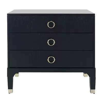 Lorna 3-Drawer Nightstand