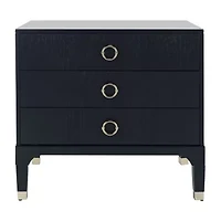 Lorna 3-Drawer Nightstand