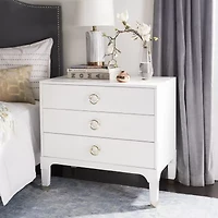 Lorna 3-Drawer Nightstand