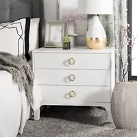 Lorna 3-Drawer Nightstand
