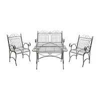 Leah Patio 4-pc. Iron Conversation Set