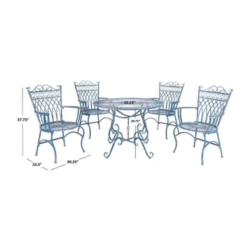 Thessaly Patio Collection 5-pc. Weather Resistant Round Dining Set