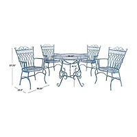 Thessaly Patio Collection 5-pc. Weather Resistant Round Dining Set