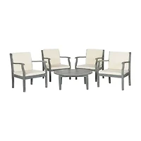 Safavieh Anaheim Patio Collection 5-pc. Conversation Set Weather Resistant