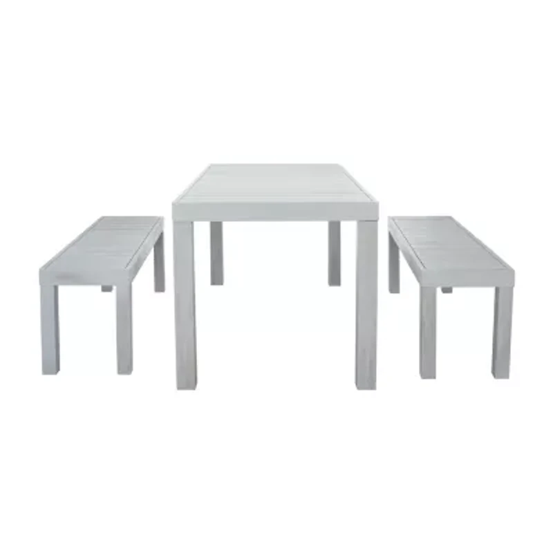 Dario Patio Collection 3-pc. Weather Resistant Rectangular Dining Set