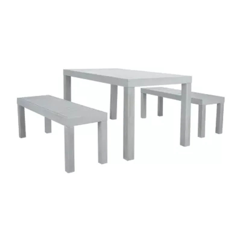 Dario Patio Collection 3-pc. Weather Resistant Rectangular Dining Set