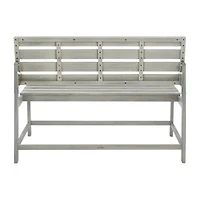 Ruben Natural Wood Patio Bench