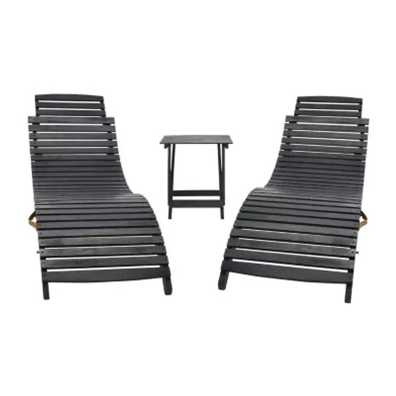 Pacifica 3-pc. Patio Lounge Set
