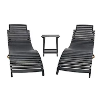 Pacifica 3-pc. Patio Lounge Set