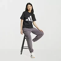 adidas Womens Crew Neck Short Sleeve Active T-Shirt