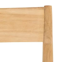 Pranit Dining Chair with Woven Leather Seat - Set of 2