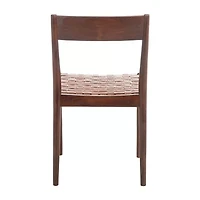Eluned Dining Chair with Basket Woven Seat - Set of 2