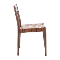 Eluned Dining Chair with Basket Woven Seat - Set of 2
