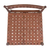 Eluned Dining Chair with Basket Woven Seat - Set of 2