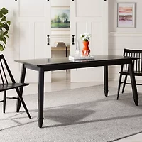 Brayson Collection Rectangular Wood-Top Dining Table