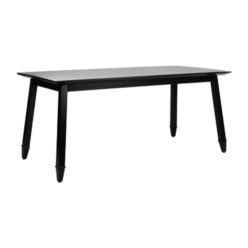 Brayson Collection Rectangular Wood-Top Dining Table