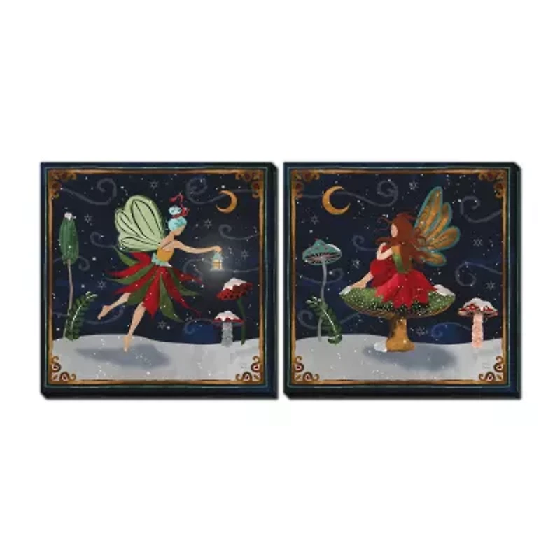 Streamline Art Fairy Set Canvas Art