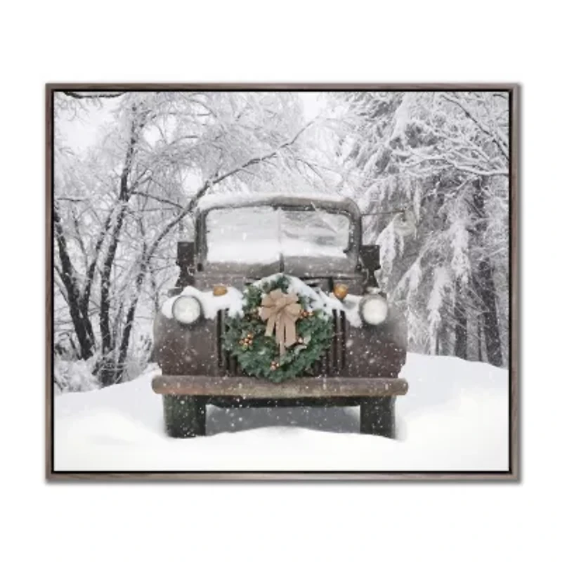 Streamline Art Rustic Truck Canvas Art
