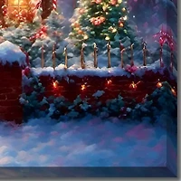 Streamline Art Candy Cane Lane Canvas Art