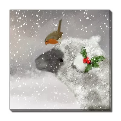 Streamline Art Winter Companions Canvas Art