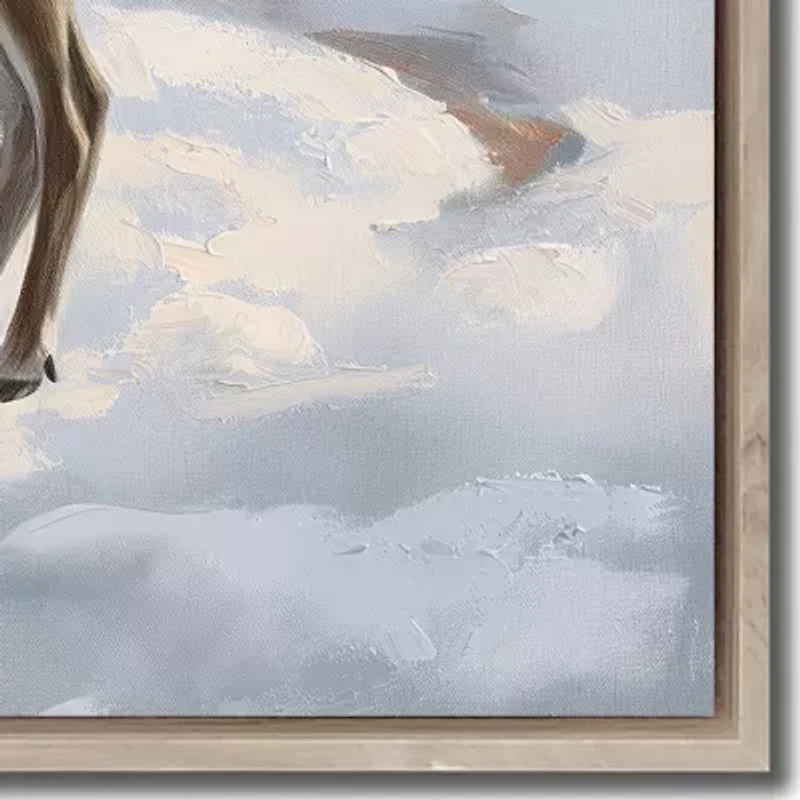 Streamline Art Santa Cabin Canvas Art