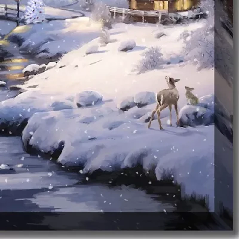 Streamline Art Santas Sleigh Canvas Art