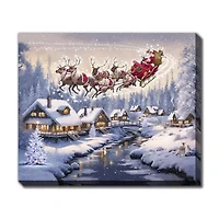 Streamline Art Santas Sleigh Canvas Art