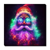 Streamline Art Santa Claus Canvas Art
