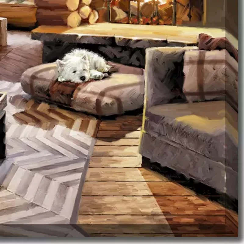 Streamline Art Rustic Cabin Canvas Art