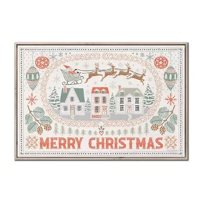 Streamline Art Frosty Canvas Art
