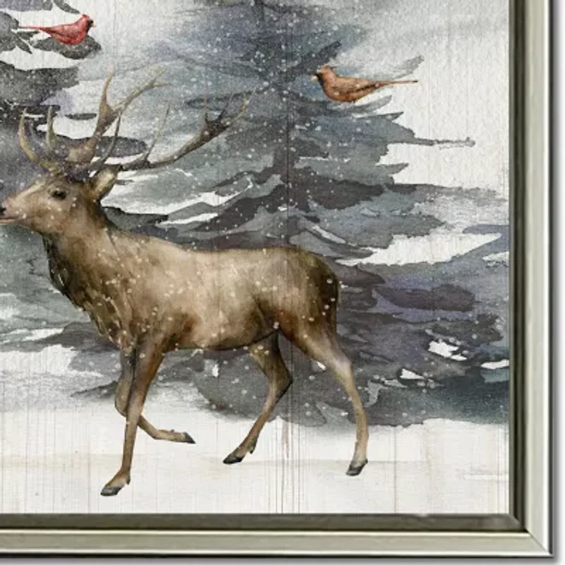Streamline Art Let It Snow Canvas Art