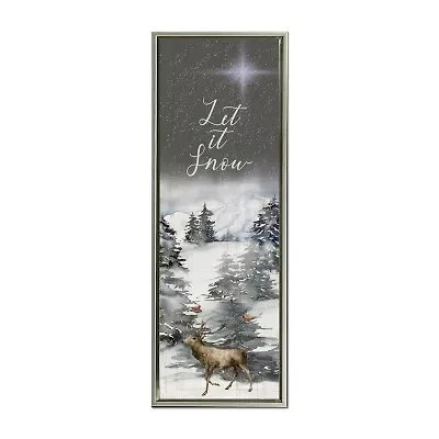 Streamline Art Let It Snow Canvas Art