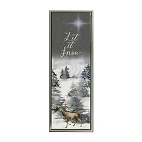 Streamline Art Let It Snow Canvas Art