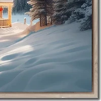 Streamline Art Winter Lodge Canvas Art