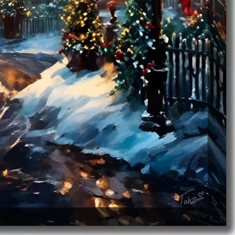 Streamline Art Victorian Town Canvas Art