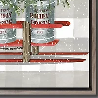 Streamline Art Sleigh Canvas Art