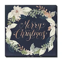 Streamline Art Wreath Canvas Art