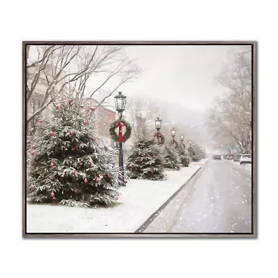 Streamline Art Holiday Streets Canvas Art