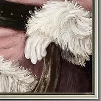 Streamline Art Pink Santa Canvas Art
